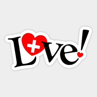 Love Heals - L+ve Sticker